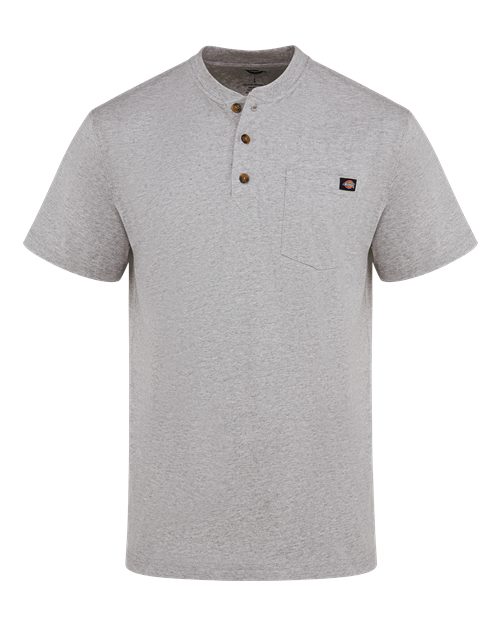 Dickies Men's Tall Heavyweight Traditional Short Sleeve Henley - WS51T
