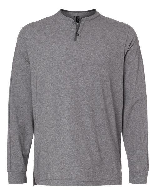 Adidas Men's Henley Long Sleeve T-Shirt - A597