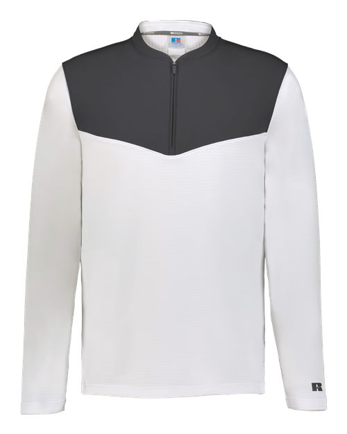 Russell Athletic - Unisex Sideline Grid Fleece Quarter-Zip Pullover - R03GKM