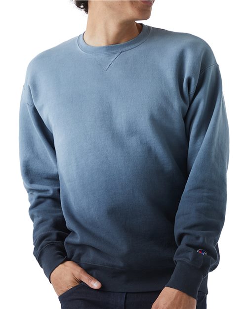 Champion Unisex Dip Dye Crewneck Sweatshirt - CD400D
