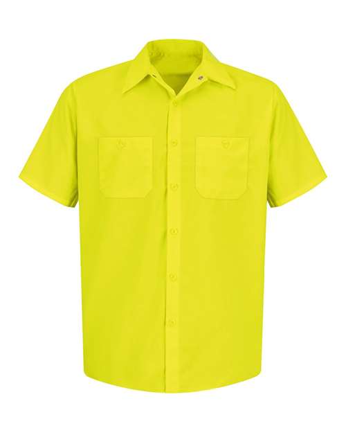 Red Kap Men's Enhanced Visibility Short Sleeve Work Shirt - SS24