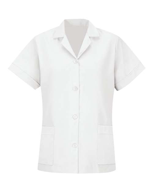 Red Kap Women's Loose Fit Short Sleeve Button Smock - TP23