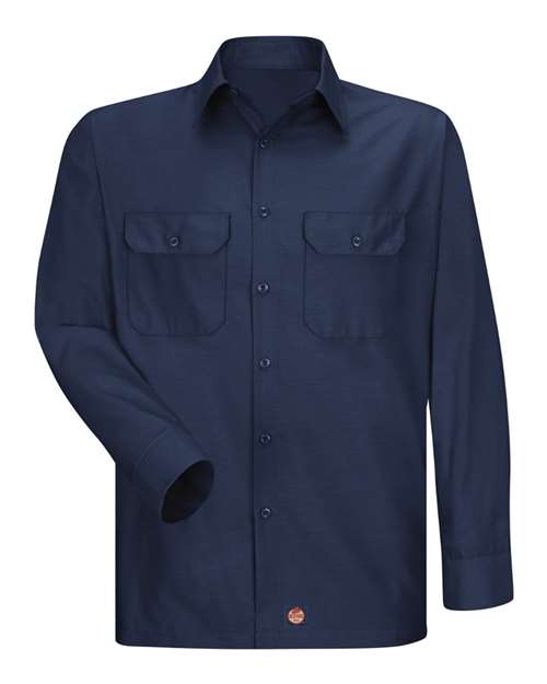 Red Kap Men's Ripstop Long Sleeve Shirt - SY50