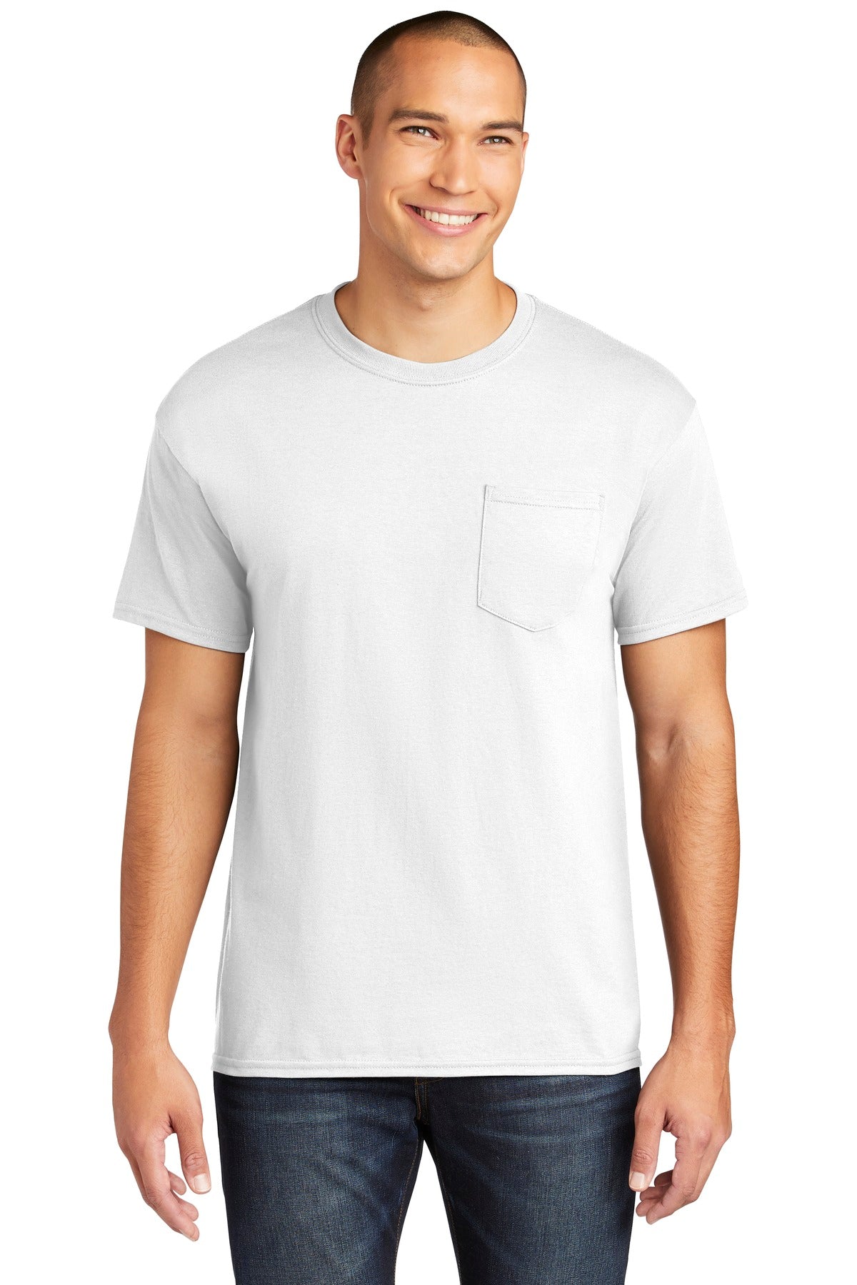 Gildan Heavy Cotton ‚ 100% Cotton Pocket T-Shirt. 5300