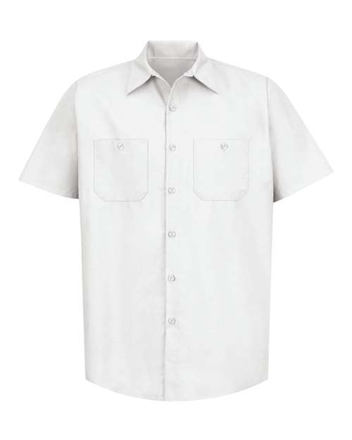 Red Kap Men's Tall Industrial Short Sleeve Work Shirt - SP24T