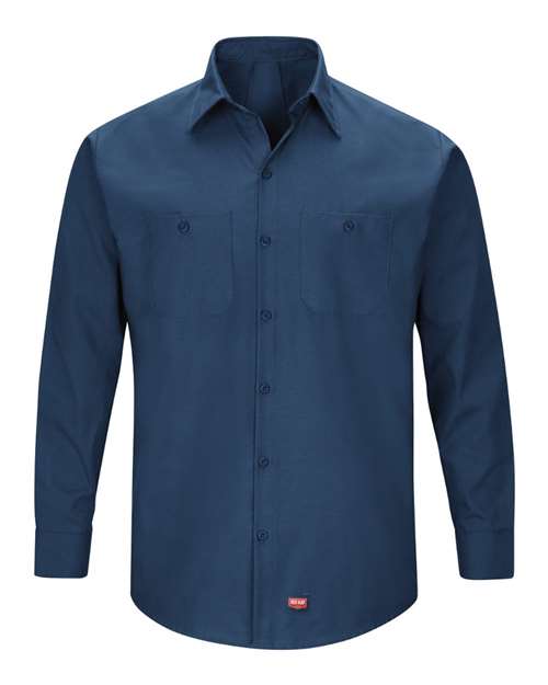 Red Kap Men's Tall Mimix™ Long Sleeve Work Shirt - SX10T