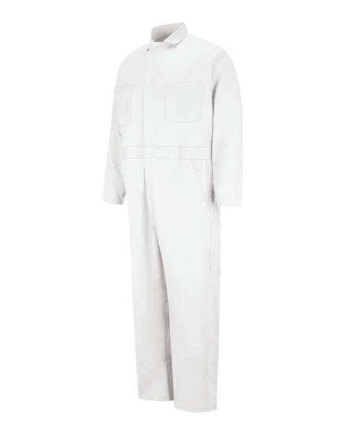 Red Kap Men's Extended Sizes Button-Front Cotton Coveral - CC16EXT