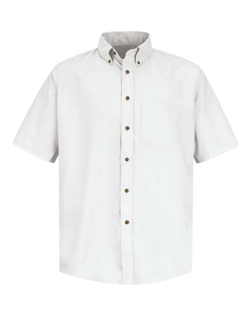 Red Kap Men's Tall Poplin Short Sleeve Dress Shirt - SP80T