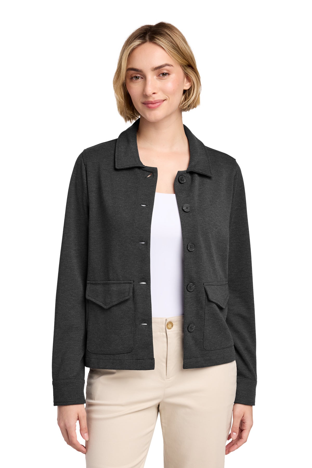 Brooks Brothers Women's Mid-Layer Stretch Button Jacket BB18205