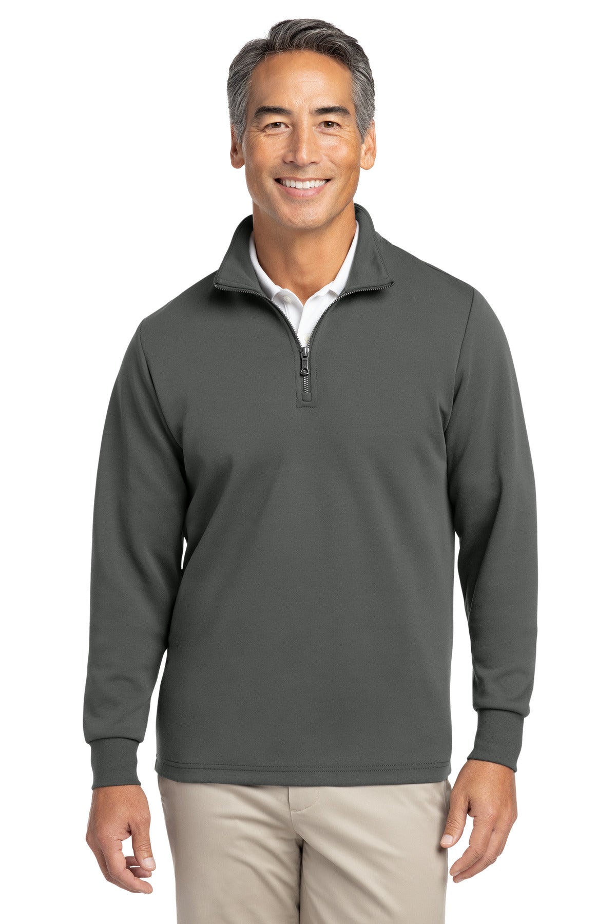 Brooks Brothers Double-Knit 1/4-Zip BB18206