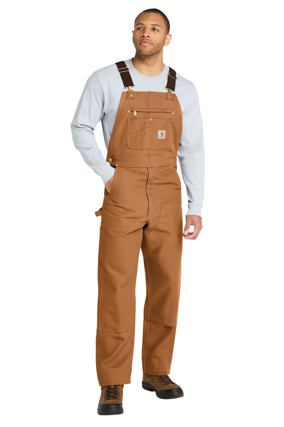 Carhartt Duck Unlined Bib Overalls. CT102776