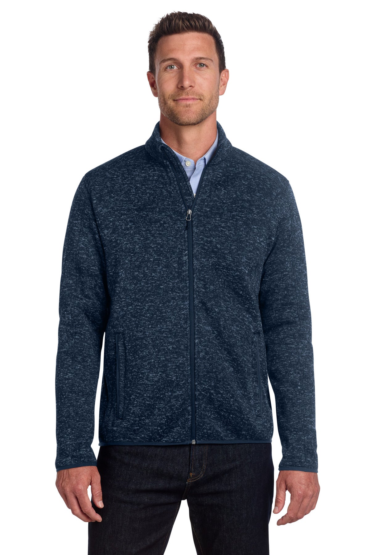 Port Authority Sweater Fleece Jacket. F232