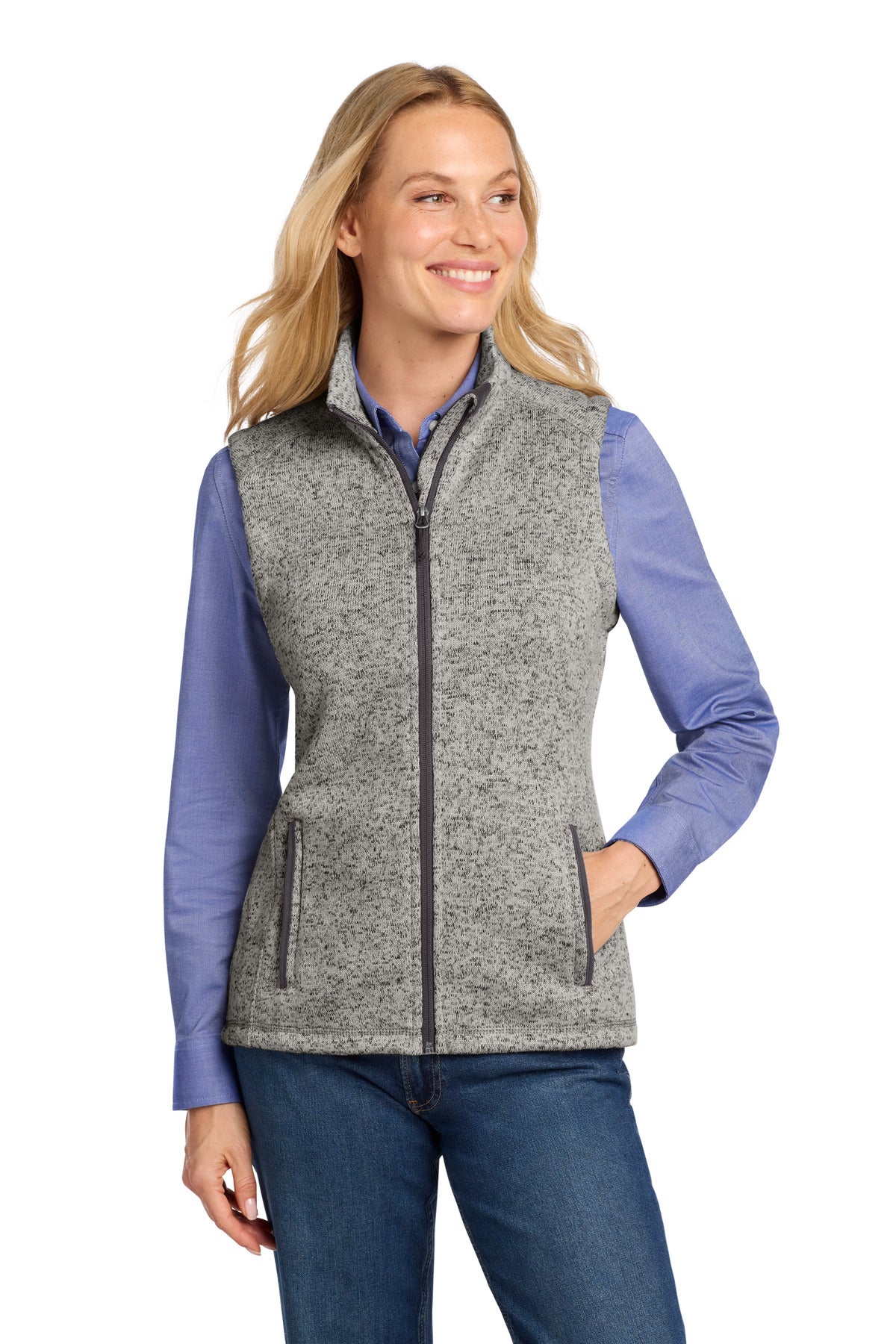 Port Authority Women's Sweater Fleece Vest L236