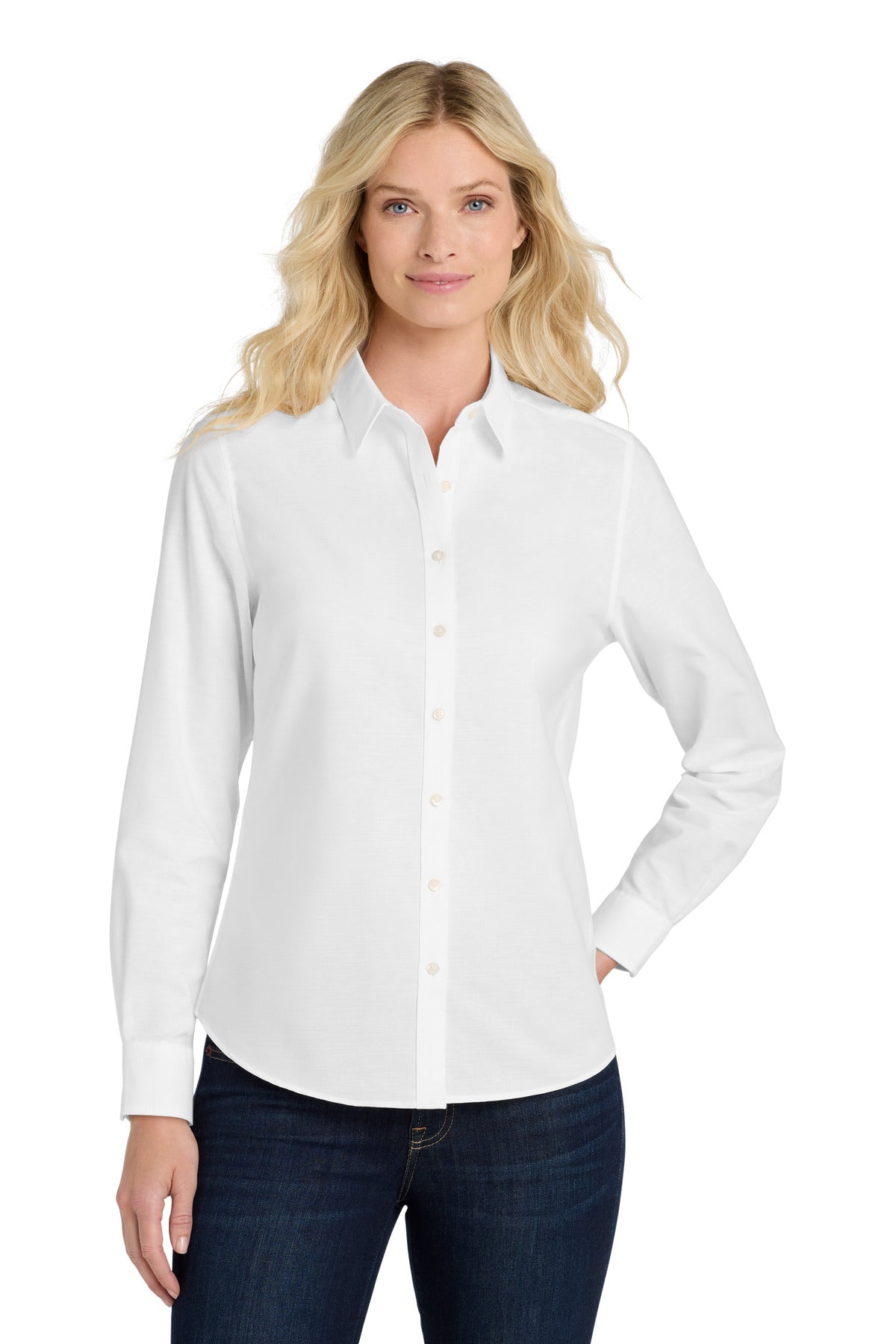 Port Authority Women's SuperPro‚ Oxford Shirt. L658