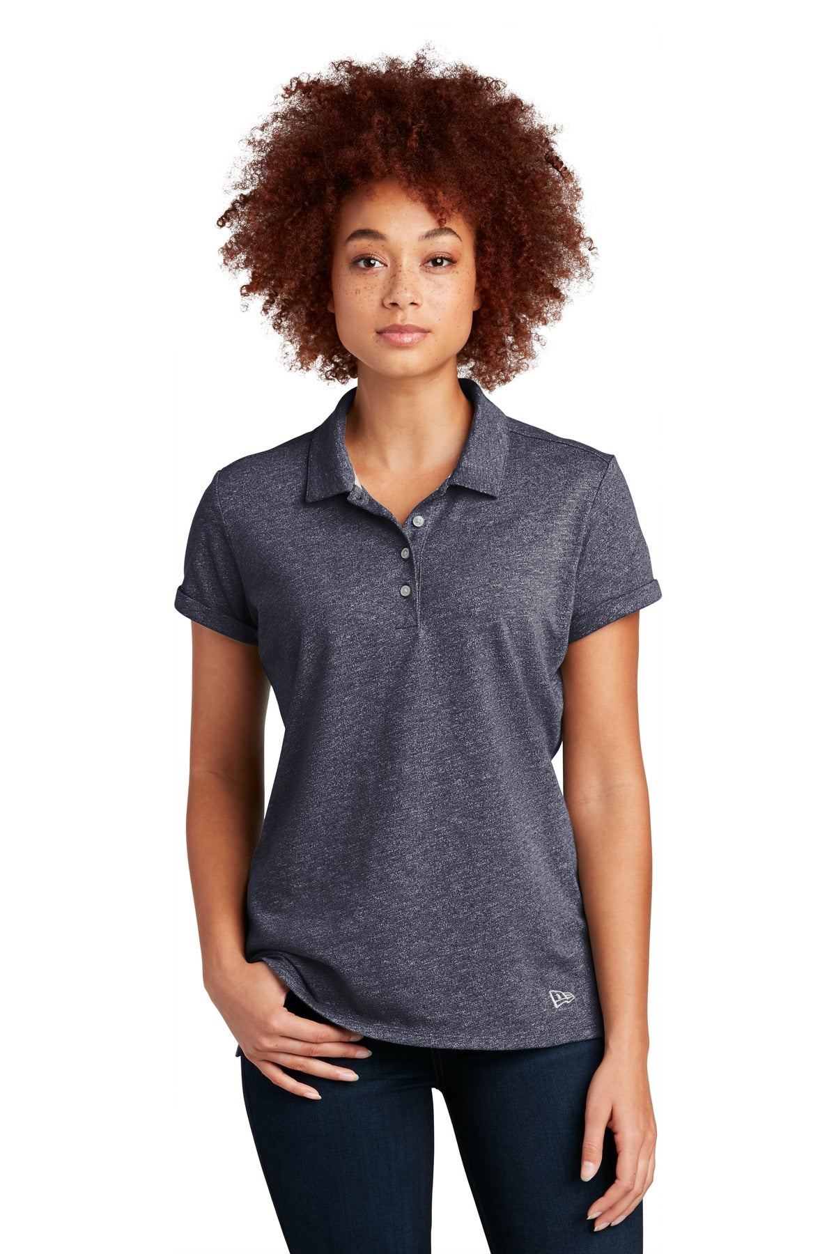 New Era Women's Slub Twist Polo LNEA301