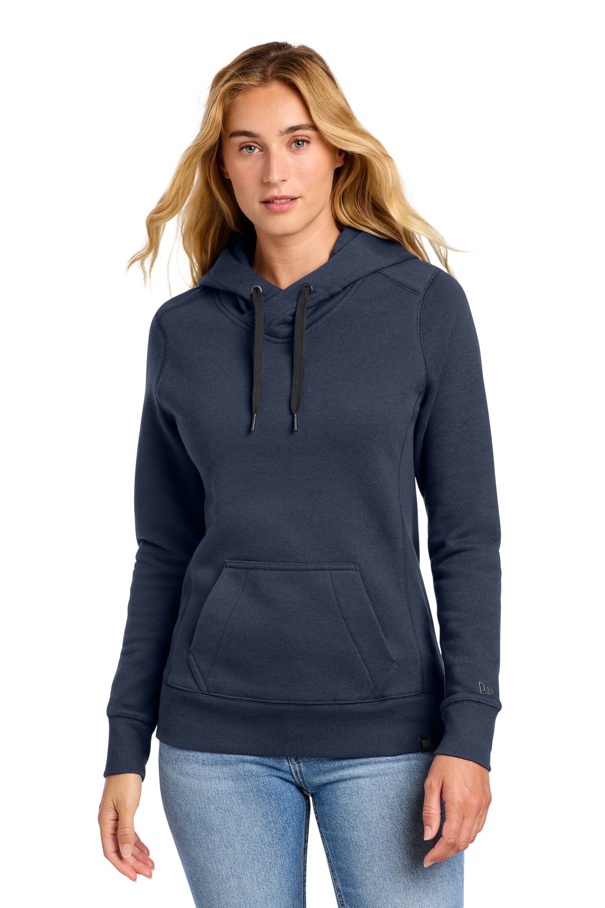 New Era Women's French Terry Pullover Hoodie. LNEA500