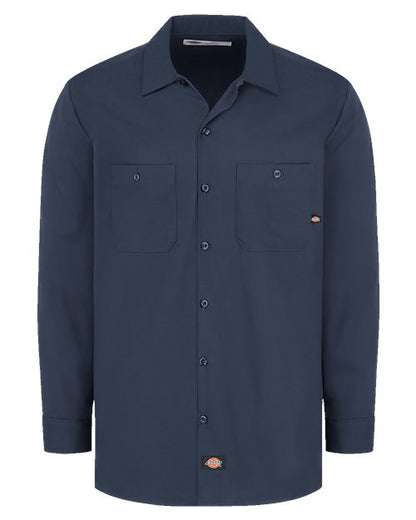 Dickies Men's Industrial Cotton Long Sleeve Work Shirt - L307