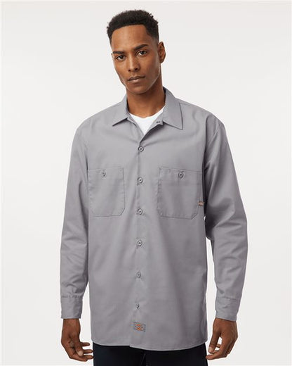 Dickies Men's Tall Industrial Long Sleeve Work Shirt - L535T