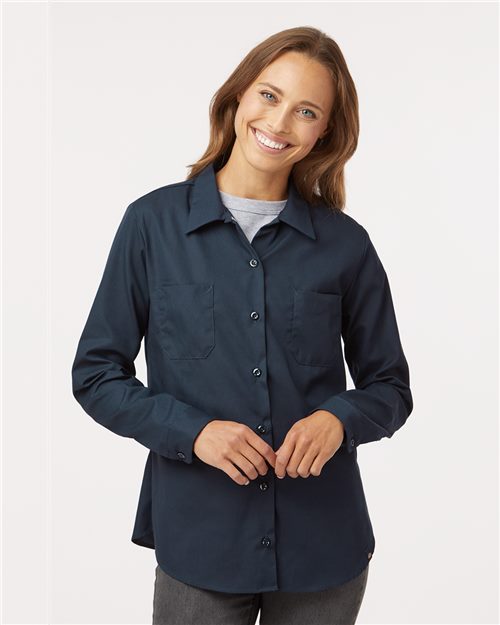 Dickies Women's Long Sleeve Industrial Work Shirt - L5350