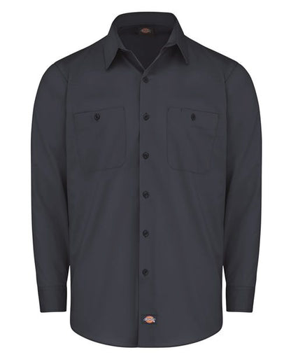 Dickies Men's Tall Industrial Worktech Ventilated Long Sleeve Work Shirt - LL51T