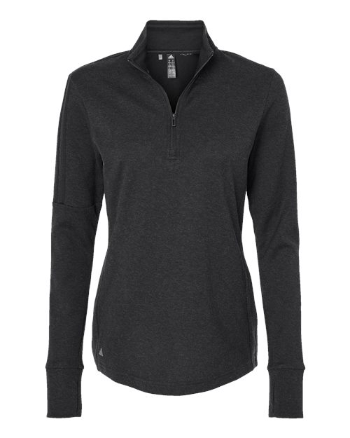 Adidas Women's 3-Stripes Quarter-Zip Sweater Pullover - A555