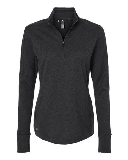 Adidas Women's 3-Stripes Quarter-Zip Sweater Pullover - A555