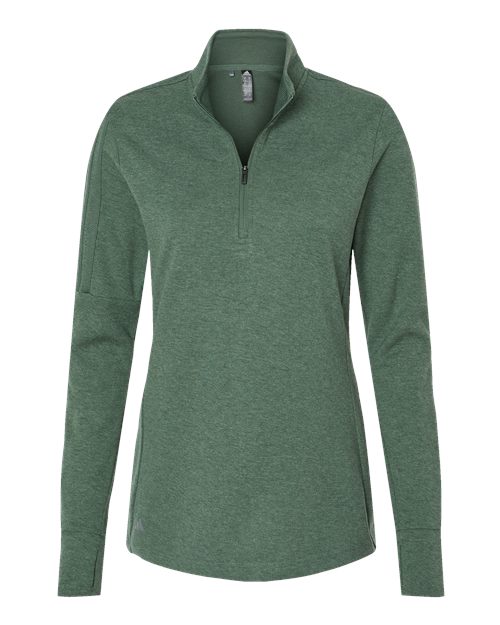 Adidas Women's 3-Stripes Quarter-Zip Sweater Pullover - A555