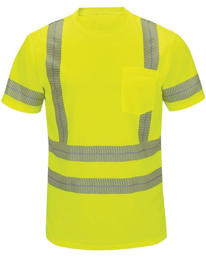 Red Kap Men's High Visibility Short Sleeve T-Shirt - SVY4