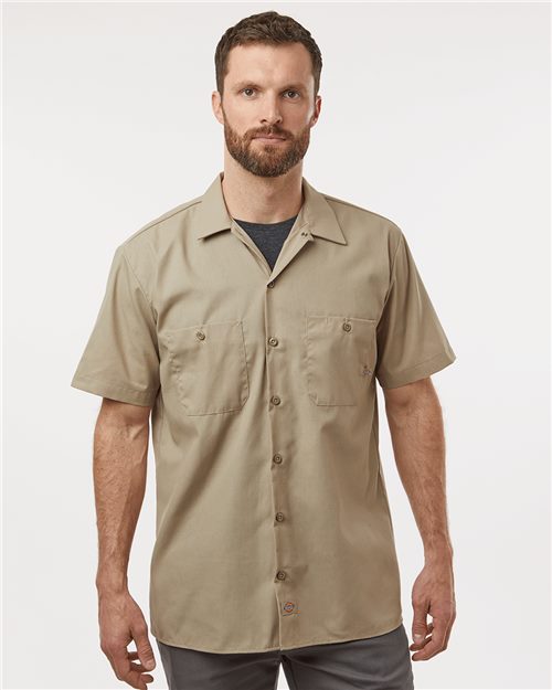 Dickies Men's Tall Industrial Short Sleeve Work Shirt - S535T