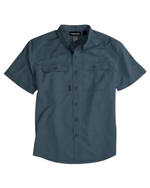 DRI DUCK Men's Crossroad Woven Short Sleeve Shirt - 4445