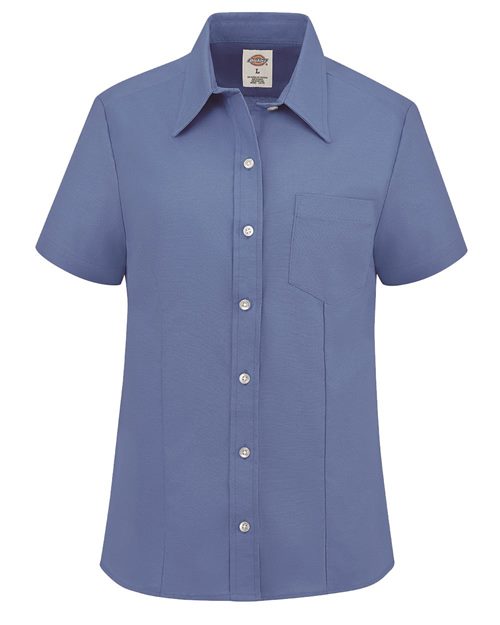 Dickies Women's Short Sleeve Stretch Oxford Shirt - S254