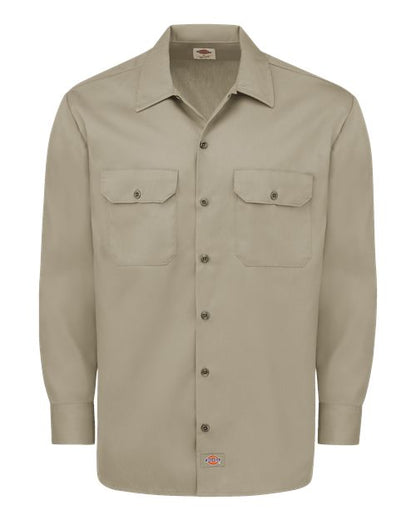 Dickies Men's Tall Long Sleeve Work Shirt - 5574T