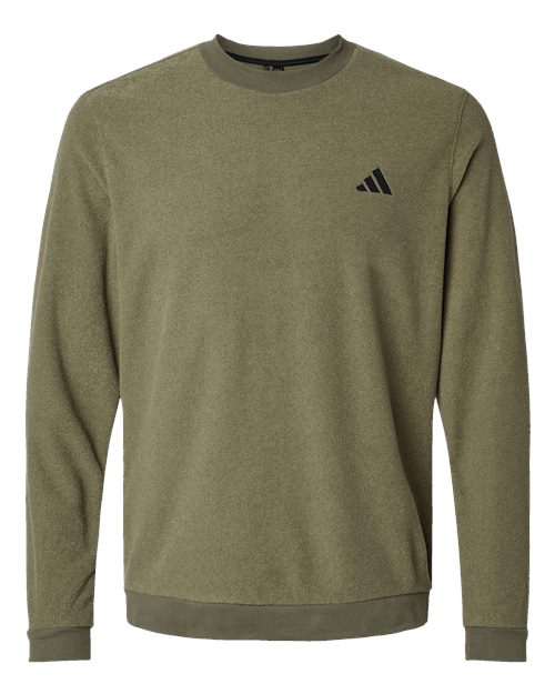 Adidas Men's Terry Loop Crewneck Sweatshirt - A586
