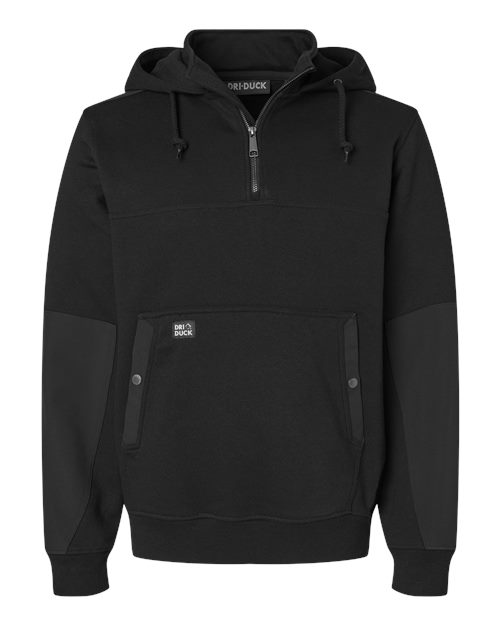 DRI DUCK Men's Mission Quarter-Zip Hooded Pullover - 7349