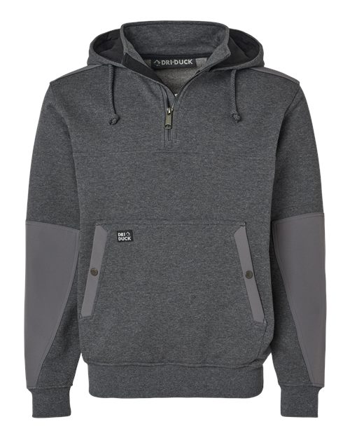 DRI DUCK Men's Mission Quarter-Zip Hooded Pullover - 7349