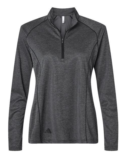 Adidas Women's Space Dyed Quarter-Zip Pullover - A594