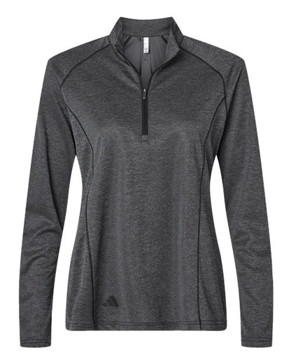 Adidas Women's Space Dyed Quarter-Zip Pullover - A594