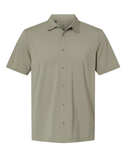 Adidas Men's Full Button Down Short Sleeve Shirt - A595