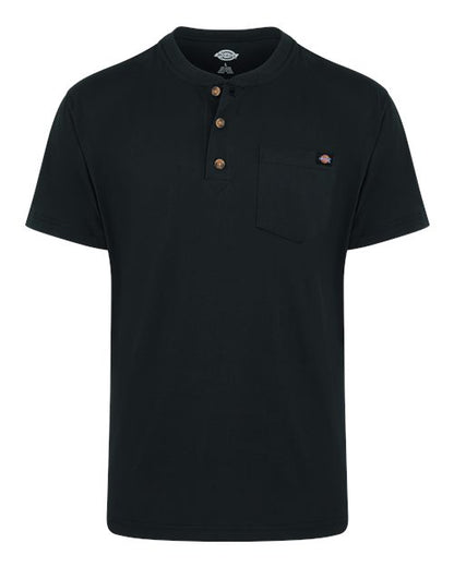 Dickies Men's Heavyweight Traditional Short Sleeve Henley - WS51