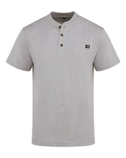 Dickies Men's Heavyweight Traditional Short Sleeve Henley - WS51