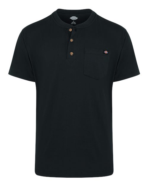 Dickies Men's Tall Heavyweight Traditional Short Sleeve Henley - WS51T