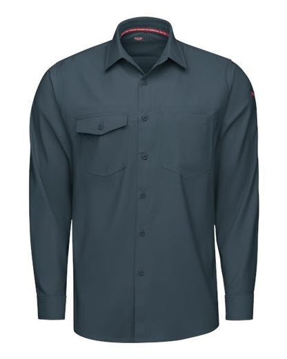 Red Kap Men's Cooling Long Sleeve Work Shirt - TSM4
