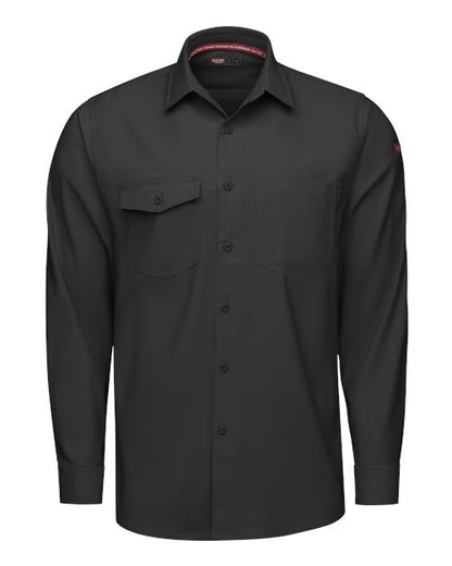 Red Kap Men's Tall Cooling Long Sleeve Work Shirt - TSM4T