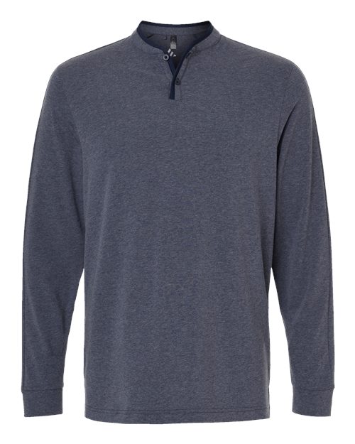 Adidas Men's Henley Long Sleeve T-Shirt - A597