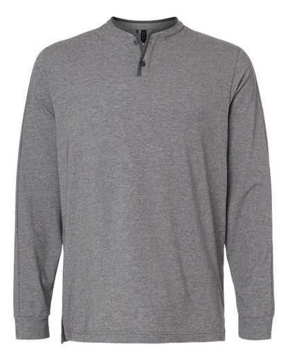 Adidas Men's Henley Long Sleeve T-Shirt - A597