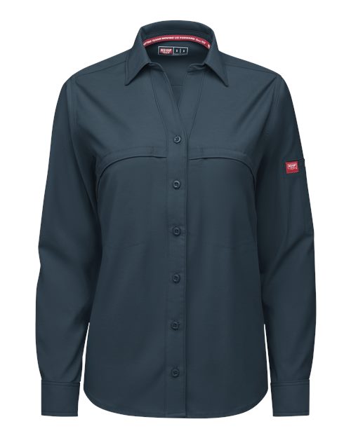 Red Kap Women's Cooling Long Sleeve Work Shirt - TSW3