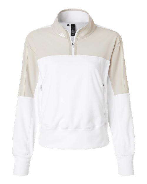 Adidas Women's Fleece Quarter-Zip Pullover - A601