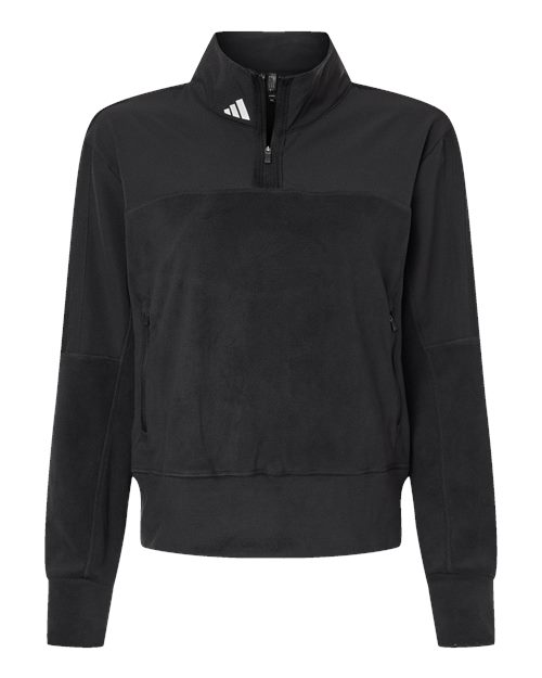 Adidas Women's Fleece Quarter-Zip Pullover - A601