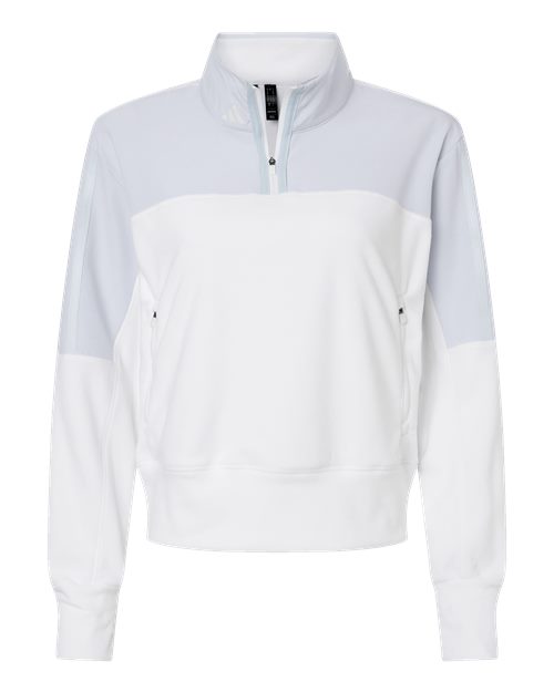 Adidas Women's Fleece Quarter-Zip Pullover - A601