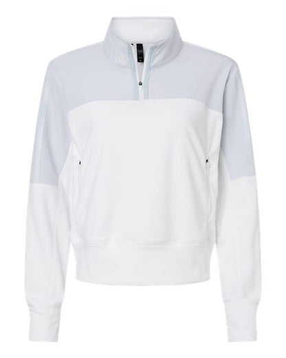 Adidas Women's Fleece Quarter-Zip Pullover - A601